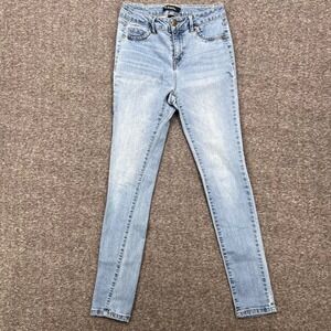 D.Jeans Womens Size 4 Light Wash Skinny High rise Denim Jeans Stretch Blue Pants